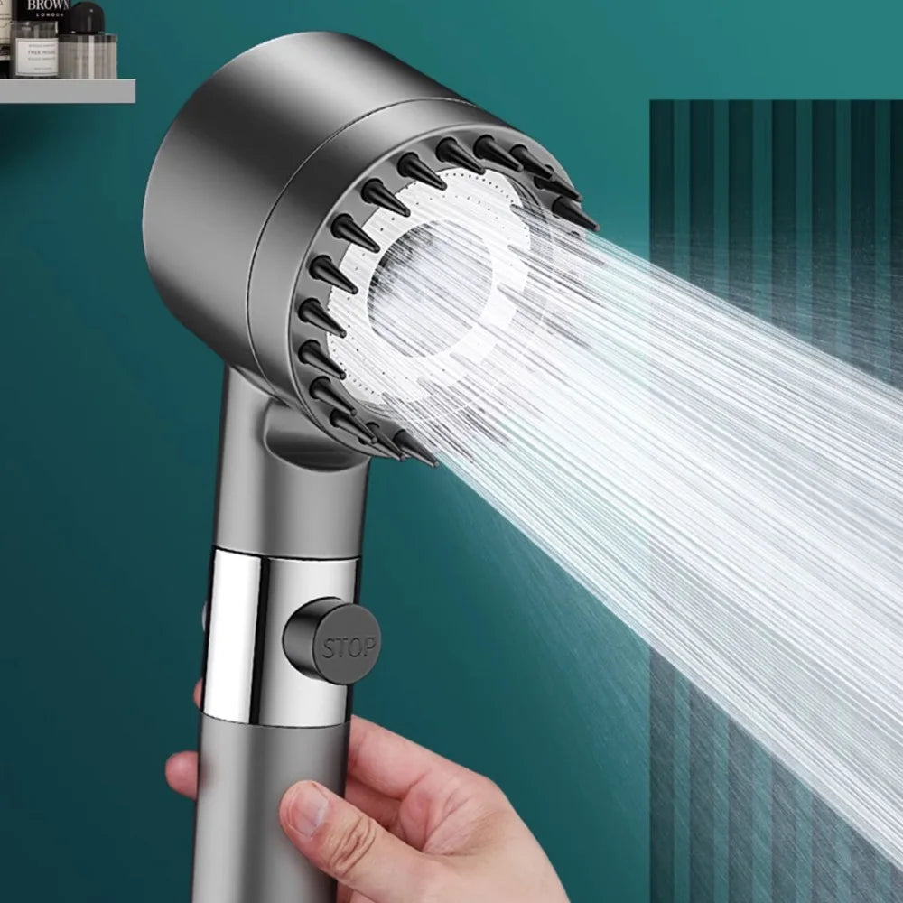HydroPure high-pressure filtered shower head